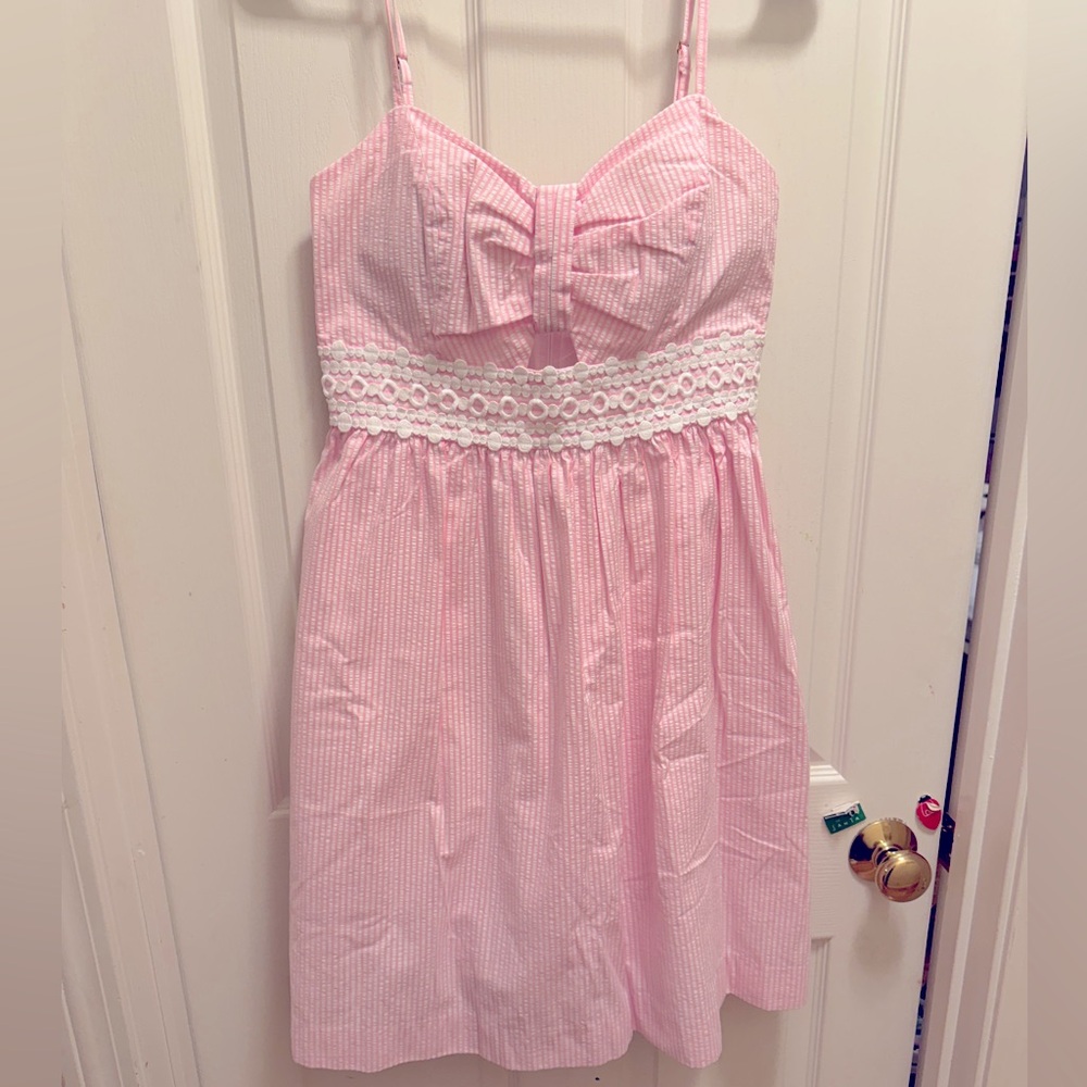 Lilly Pulitzer Pink Stripped Dress